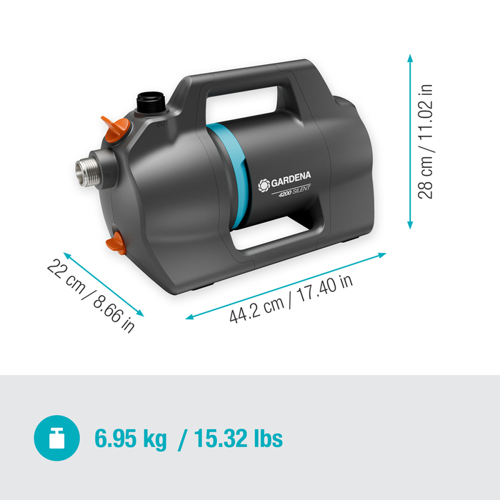 Gardena trykpumpe sæt 600 W